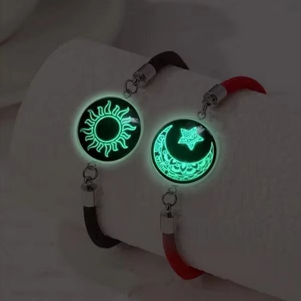 Romantic Sun  Moon Couple Bracelets  Handmade Braided Rope Jewelry For Men  Women 10