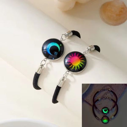 Romantic Sun  Moon Couple Bracelets  Handmade Braided Rope Jewelry For Men  Women 14