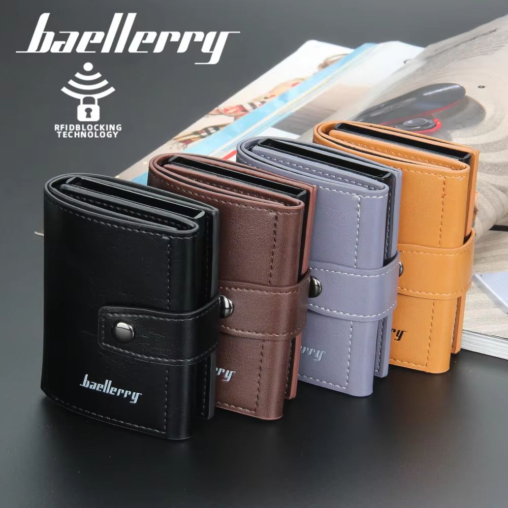 SlimShield RFID Mens Card Wallet With Hasp Closure 5