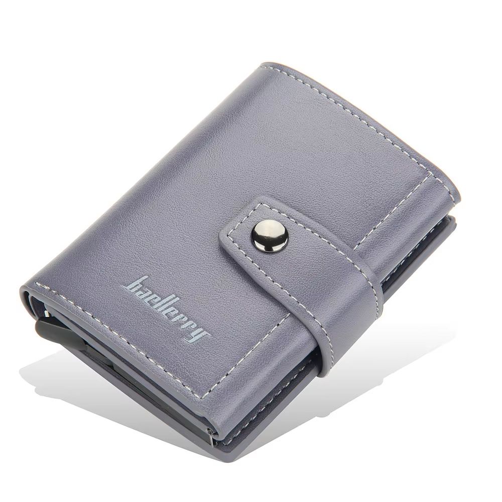SlimShield RFID Mens Card Wallet With Hasp Closure 7