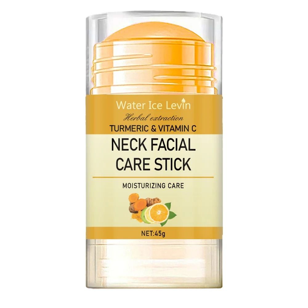 Turmeric Vitamin C Neck Facia Care Wrinkle Lines Lifting Whitening Tighten Double Chin Cream Stick 2
