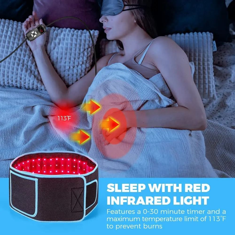 Red Light Therapy Belt With Infrared LED Pad For Slimming And Muscle Recovery 6