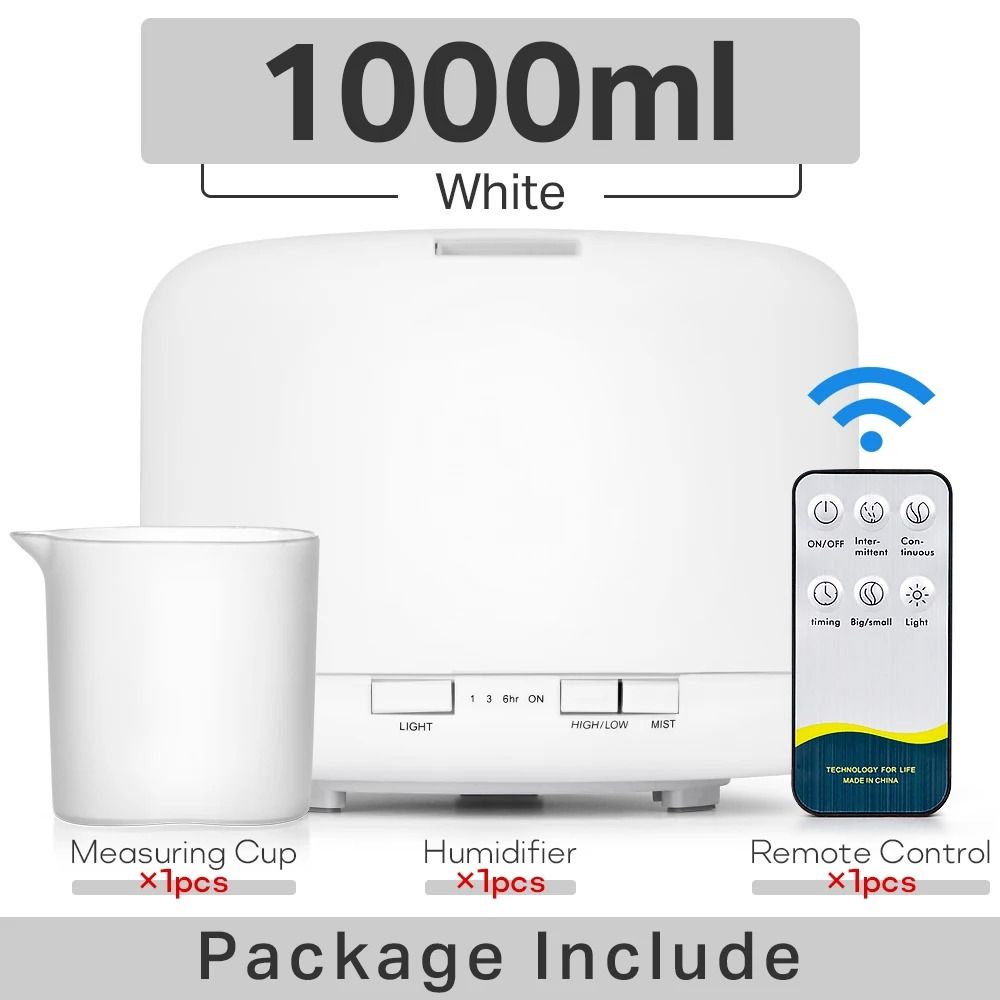 Ultrasonic Essential Oil Diffuser With LED Lights And Remote Control 9