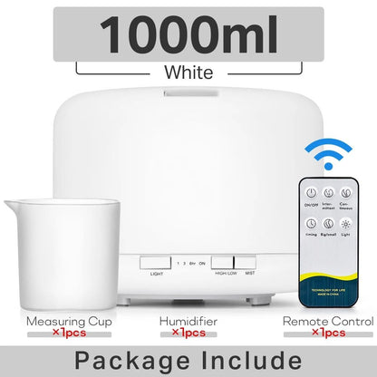 Ultrasonic Essential Oil Diffuser With LED Lights And Remote Control 9