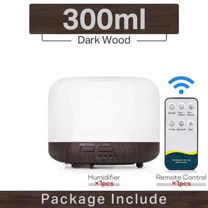 Ultrasonic Essential Oil Diffuser With LED Lights And Remote Control 13