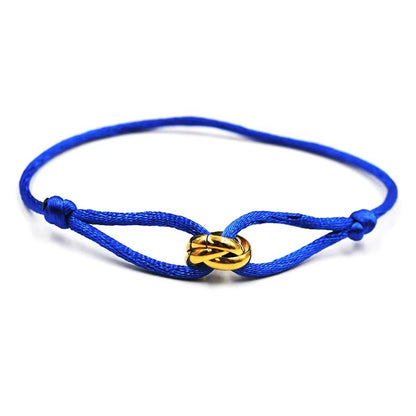 Luxury Adjustable Rope Bracelet  Unisex Hand Chain With 3Metal Buckle For Effortless Style 12