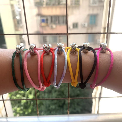 Luxury Adjustable Rope Bracelet  Unisex Hand Chain With 3Metal Buckle For Effortless Style 2