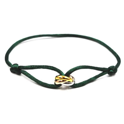 Luxury Adjustable Rope Bracelet  Unisex Hand Chain With 3Metal Buckle For Effortless Style 6