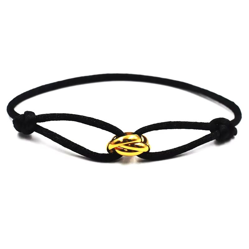 Luxury Adjustable Rope Bracelet  Unisex Hand Chain With 3Metal Buckle For Effortless Style 7