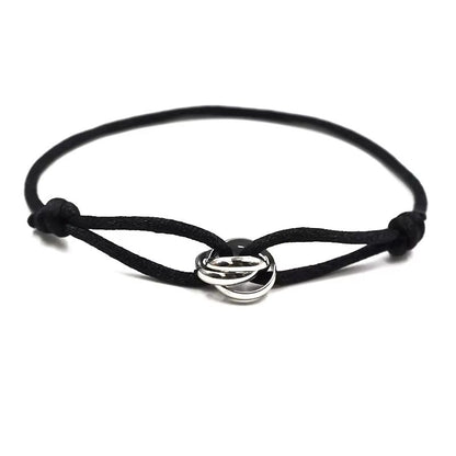 Luxury Adjustable Rope Bracelet  Unisex Hand Chain With 3Metal Buckle For Effortless Style 19