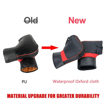 Motorcycle Handlebar Muffs Waterproof Winter Hand Warmers 6