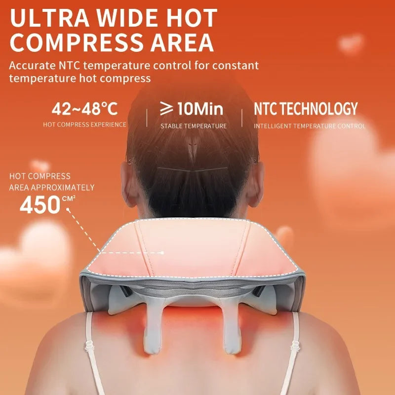 Multifunctional Neck And Shoulder Massager Lifegoods Shiatsu Electric Shoulder And Neck Massage 2