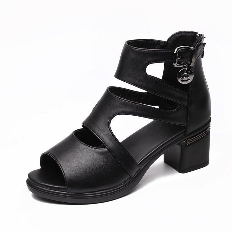 Elegant High-Heeled Peep-Toe Sandals, Newly Launched Stylish Design That Combines Refinement with Lasting Comfort