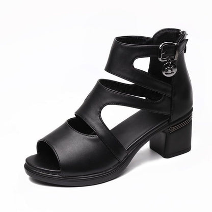 Elegant High-Heeled Peep-Toe Sandals, Newly Launched Stylish Design That Combines Refinement with Lasting Comfort