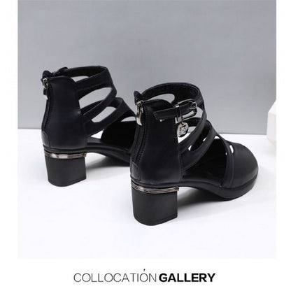 Elegant High-Heeled Peep-Toe Sandals, Newly Launched Stylish Design That Combines Refinement with Lasting Comfort