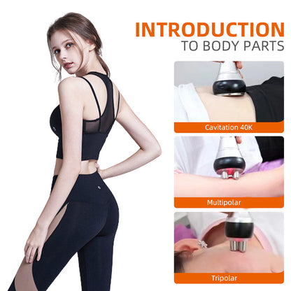 Cavitation Machine Multi Functional Device 3 In 1 Beauty Body Slimming Massager Face Body Tightenin 4