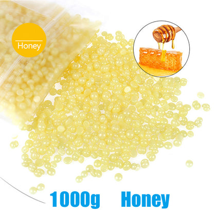 Professional Hard Wax Beans 1000g Bag For Hair Removal Full Body Low Melt Depilatory Wax Beads For  6
