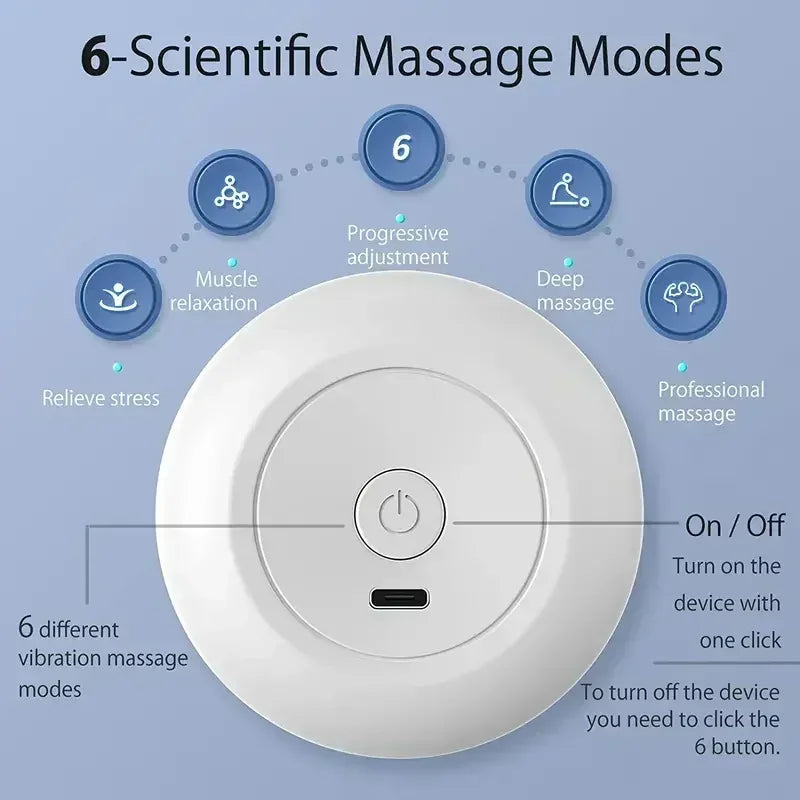 Mini Massager Gun Massage Gun, 35DB Ultra Quiet Portable, Electric Handheld Body Massager, Type-C Charging