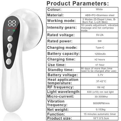 Body Sculpting Machine Electric Abdomen Massage Device With Conductive Gel For Belly Arms Legs Weig 10