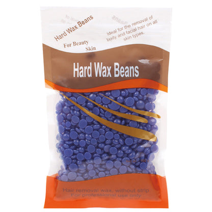 Depilatory Hard Wax Beans, Stripless Waxing Beans for Face, Underarm, and Bikini Line, with Natural Ingredients