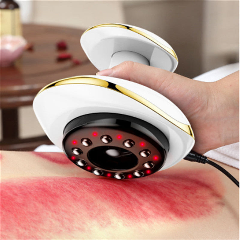 Cupping Body Massager Vacuum Cans, Home Electric Guasha Scraping Massage, Suction Cup Heating Fat Burner Anti Cellulite
