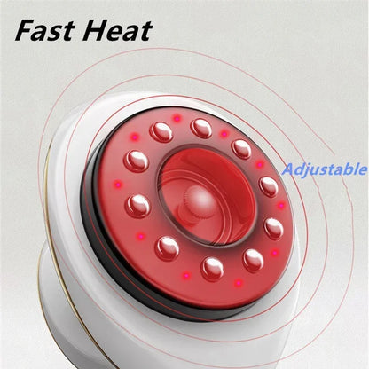 Cupping Body Massager Vacuum Cans Home Electric Guasha Scraping Massage Suction Cup Heating Fat Bur 4