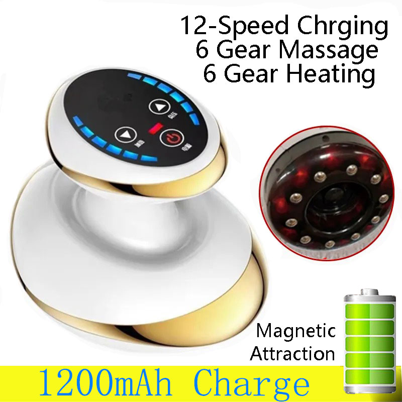 Cupping Body Massager Vacuum Cans Home Electric Guasha Scraping Massage Suction Cup Heating Fat Bur 6