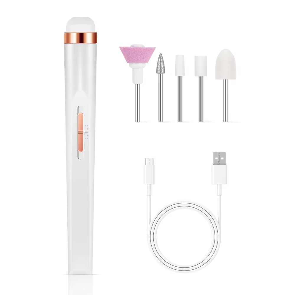 YIKOOLIN Portable Electric Nail Drill With 4 Speeds  Cuticle Trimmer 9