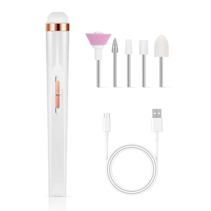 YIKOOLIN Portable Electric Nail Drill With 4 Speeds  Cuticle Trimmer 9