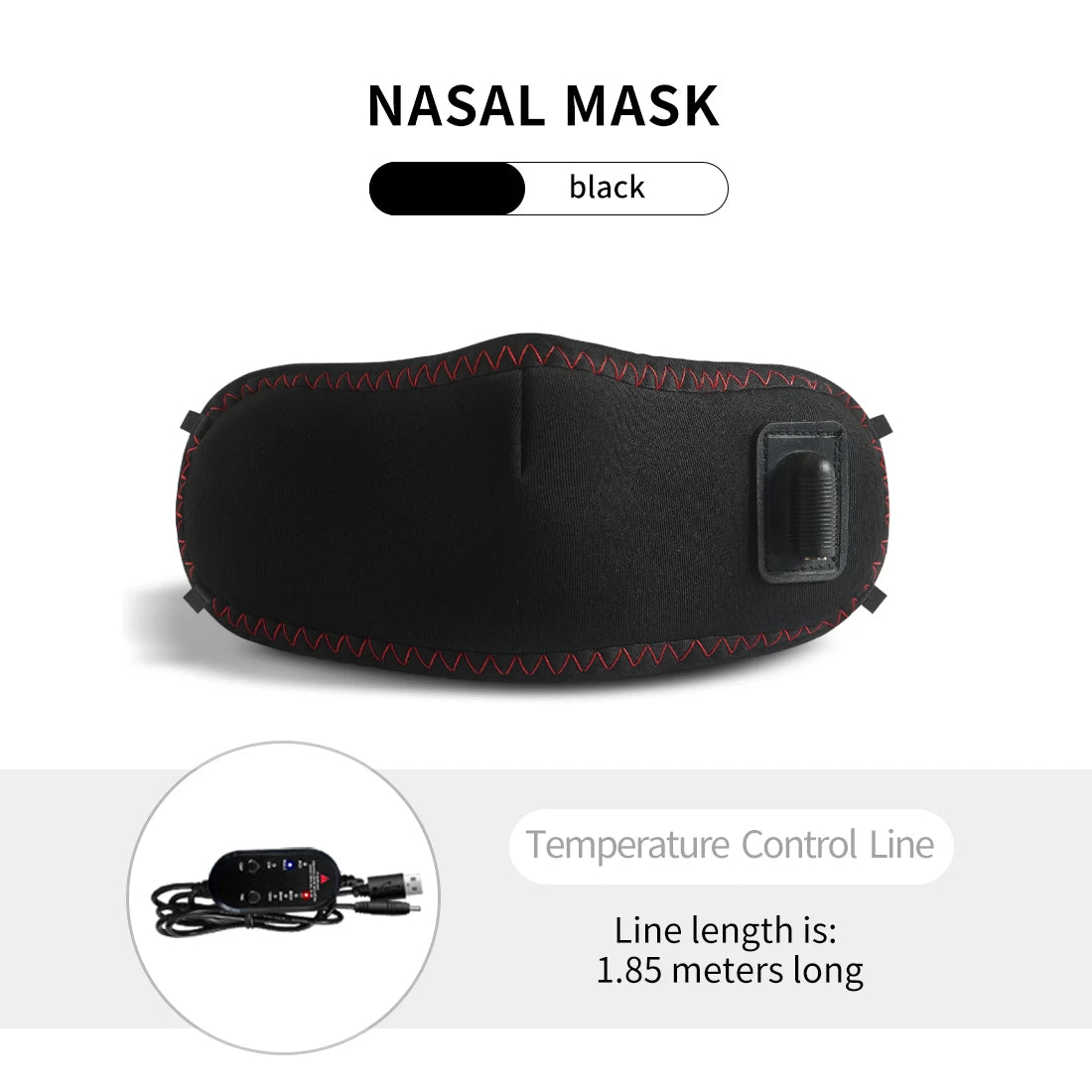 Heating Nose Covers for Snoring, 3 Gears Timing Heating Nose Pads, Allergic Prevention Relax Respiration