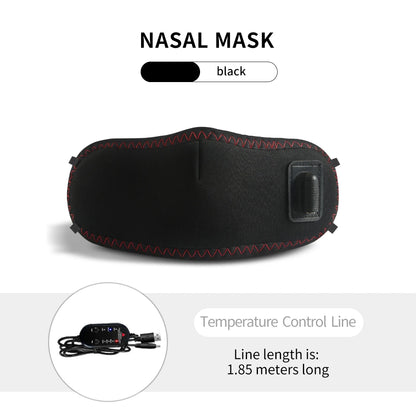 Heating Nose Covers for Snoring, 3 Gears Timing Heating Nose Pads, Allergic Prevention Relax Respiration