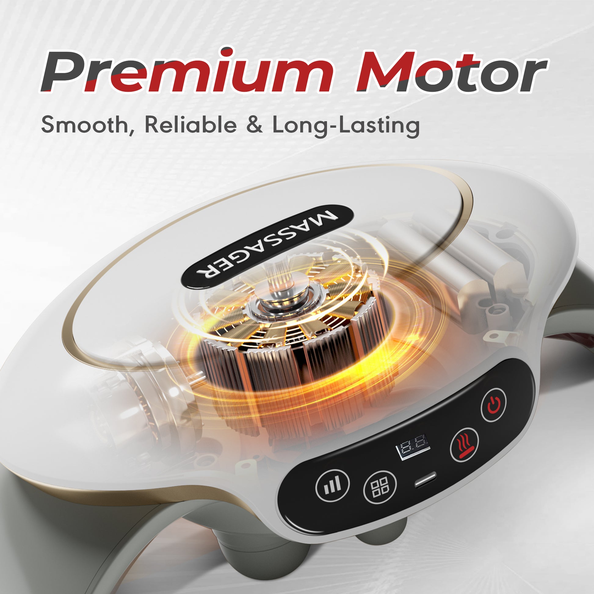 Electric Stomach Massager, Automatic Abdominal Massager Machine for Flattening Belly, Multi-use for Waist, Back, Neck