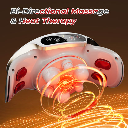Electric Stomach Massager, Automatic Abdominal Massager Machine for Flattening Belly, Multi-use for Waist, Back, Neck