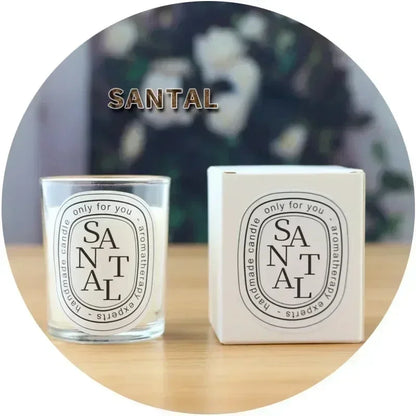 Elegant Wedding Gift Clear Scented Candle In Crystal Glass Jar Long Lasting Fragrance 7