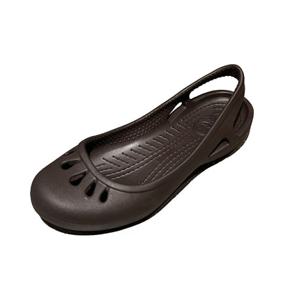 Melinzi NonSlip Lightweight Summer Sandals Flat Clog Shoes With Head Cover Outdoor Jelly Beach Shoe 9