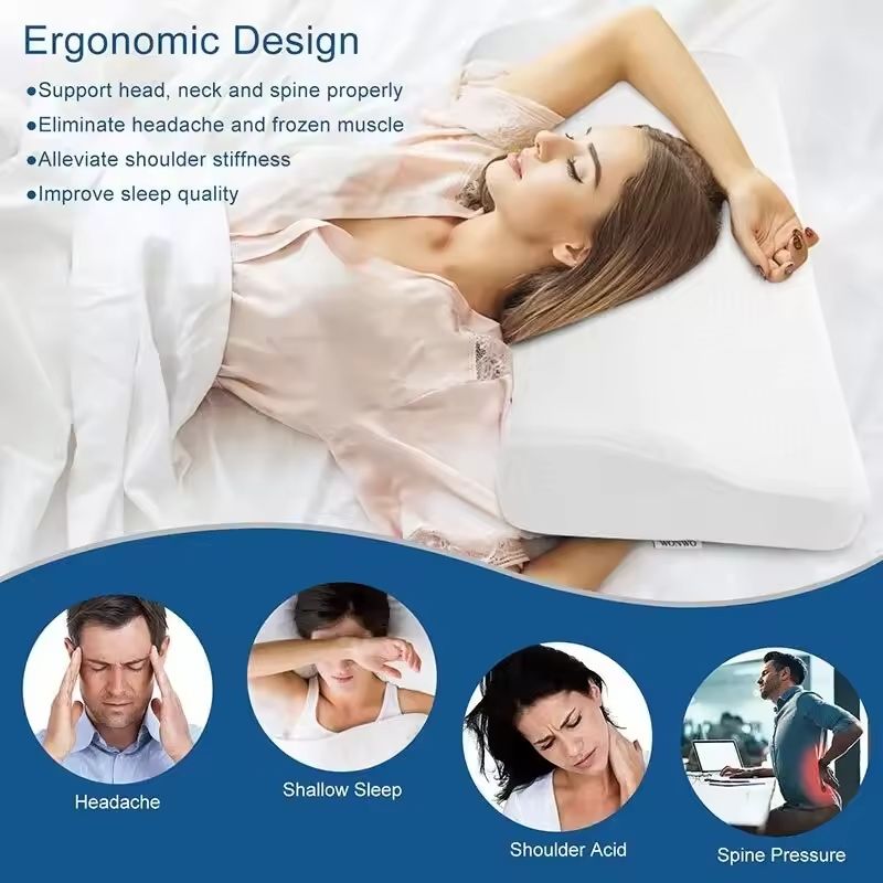 Orthopedic Memory Foam Pillow For Neck And Cervical Support 2