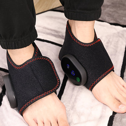 Easy to Operate Rechargeable Ankle Massager, Intelligent Timing, Vibration Temperature Sensing, Convenient to Use