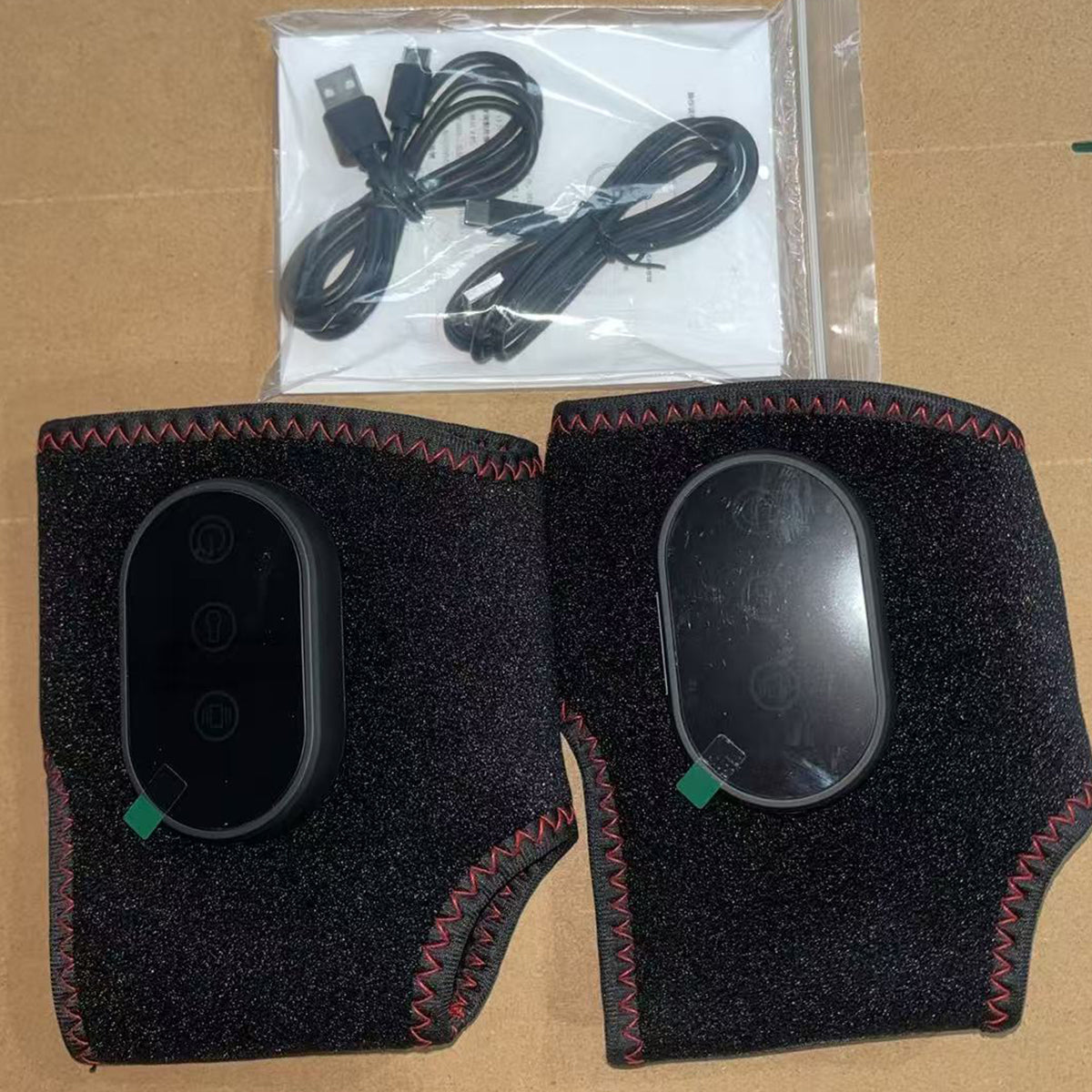 Easy to Operate Rechargeable Ankle Massager, Intelligent Timing, Vibration Temperature Sensing, Convenient to Use
