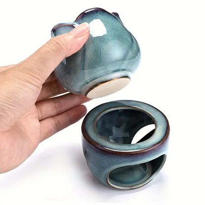 Ceramic Tulip Oil Diffuser And Wax Warmer Dual Use Aromatherapy Diffuser Zen Home Decor Relaxing Gi 2