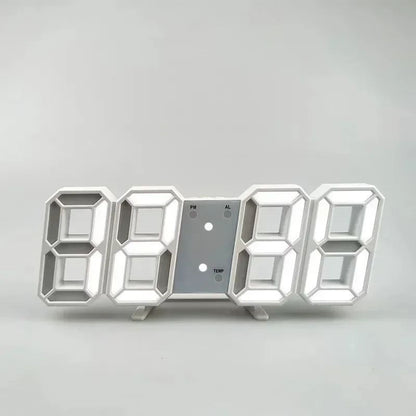 3D LED Digital Alarm Clock With Date And Temperature Display 12