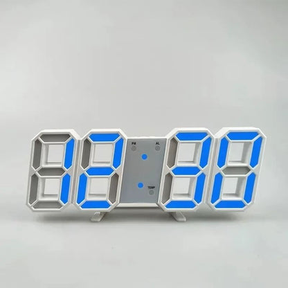 3D LED Digital Alarm Clock With Date And Temperature Display 13