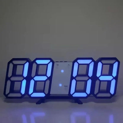 3D LED Digital Alarm Clock With Date And Temperature Display 15