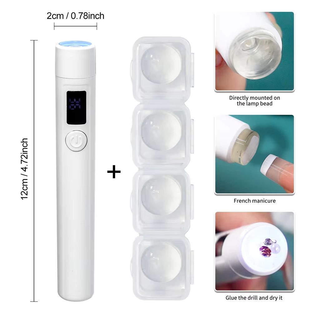 ProGlow Rechargeable UV LED Nail Lamp With Display  Removable Stand 6