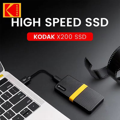 KODAK X200 Portable External SSD USB 31  HighSpeed Mini Solid State Drive 2