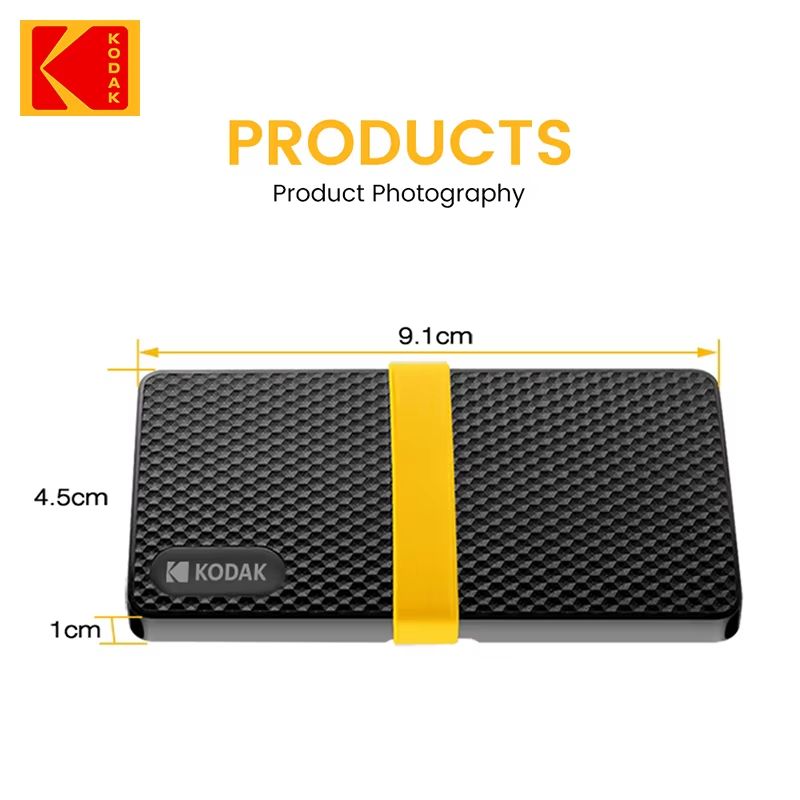 KODAK X200 Portable External SSD USB 31  HighSpeed Mini Solid State Drive 4