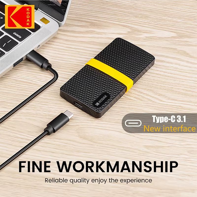 KODAK X200 Portable External SSD USB 31  HighSpeed Mini Solid State Drive 5