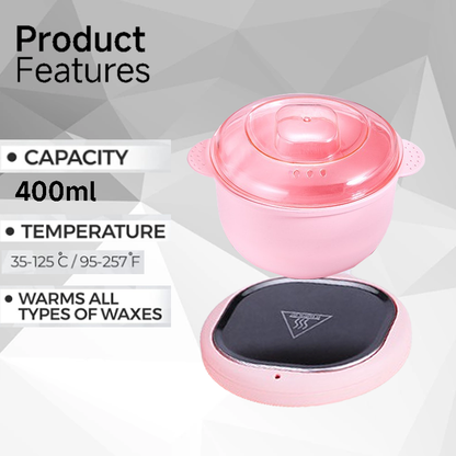 Professional Silicone Wax Heater Foldable Depilation Machine For Home Use SPA Paraffin Pot Shaving  2
