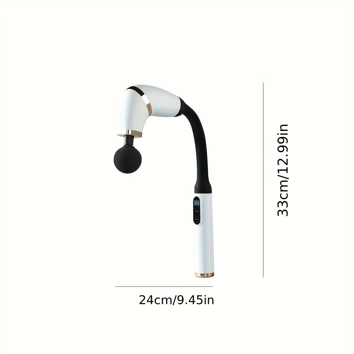 Back Massager, Massage Gun with Upgraded Extension Handle, Muscles Neck, Shoulders Waist Legs Massager