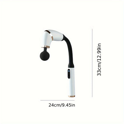 Back Massager, Massage Gun with Upgraded Extension Handle, Muscles Neck, Shoulders Waist Legs Massager