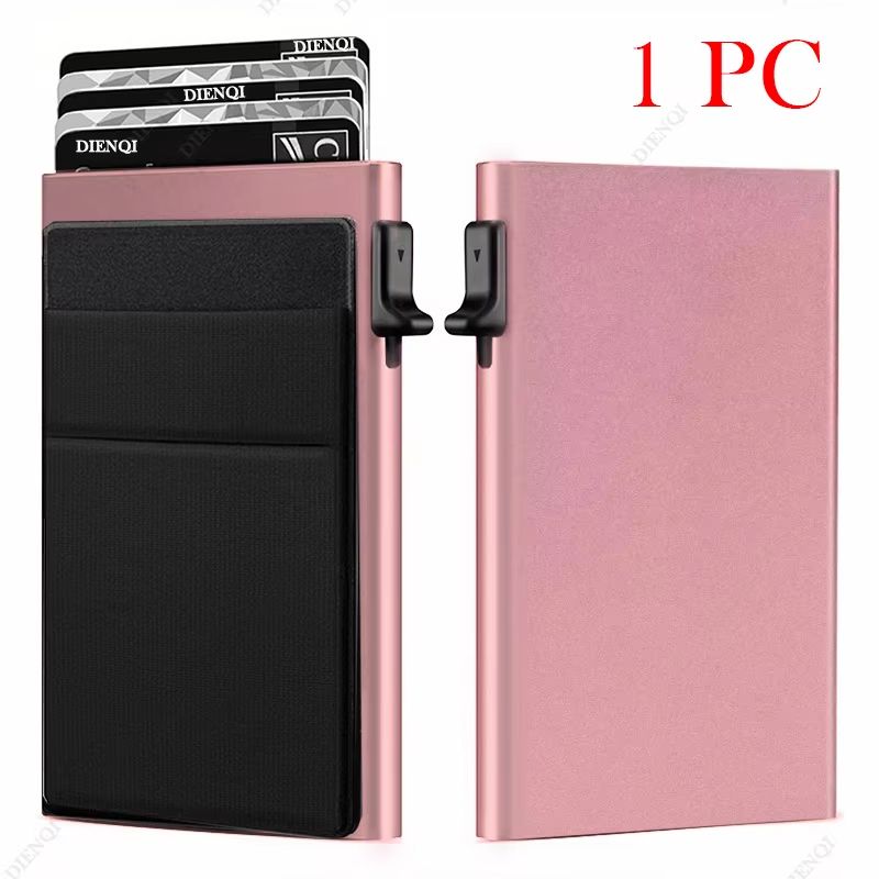 SecureSlim RFID Blocking Metal Card Holder Wallet For Men 10